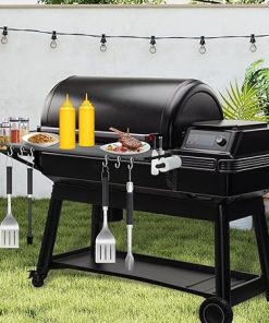 Folding Shelf for Traeger Ironwood XL, Timberline XL, Grill Accessories with P.A.L. Pop-and-Lock-Folding Shelf for Traeger Timberline XL, Ironwood XL, Replacement for BAC605 Folding Shelf, 33″ x 12″ 2