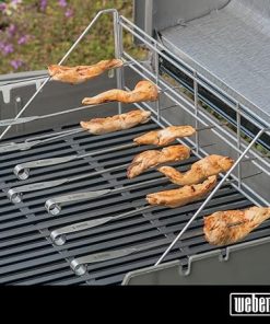 Weber Elevations Tiered Cooking System Grill Rack And Skewer Set 2