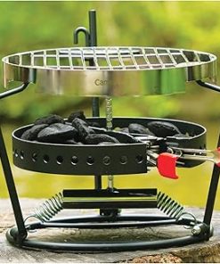Outdoor Cooking Set – Dutch Oven Tools Set – Charcoal Holder & Cast Iron Grill Accessories – Camping Grill Set – Outdoor Cooking Essentials – Camp Kitchen Equipment – (4 Piece Set) 2