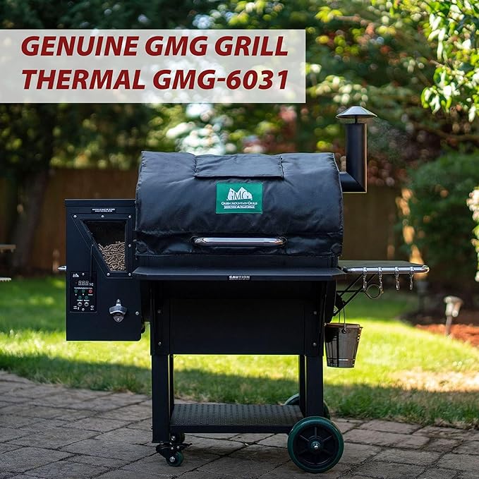 Green Mountain Grills Insulated Protective Thermal Winter Blanket for Daniel Boone & GMG Ledge Pellet Smoker Grill, GMG-6031 2 Green Mountain Grills Insulated Protective Thermal Winter Blanket for Daniel Boone & GMG Ledge Pellet Smoker Grill, GMG-6031 - Image 2