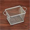 fried basket,SnackContainer,SnackHolder,Universal Grill BasketChip Basket Mini Stainless Steel Deep Fry Basket with Handle French Fries Basket Desk Food Presentation Mesh Basket Kitchen Cooking Tool