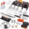 GRILL SERGEANT BBQ Grill Tool Set, Epic Heavy Duty 18 Inch Grilling Tools for Barbecue, Uber Thick Stainless Steel, Forever Guarantee, Spatula, Fork, Tongs, Basting Brush, Barbecue Accessories 3
