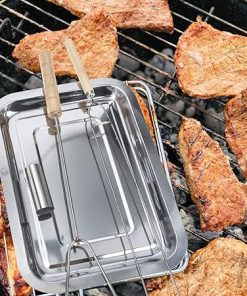 Hemoton 1set Accessories Kit Multi-Function Stainless Steel Grill Tools Ergonomic Design for Outdoor Cooking Camping and Picnics for BBQ Parties and Gatherings 2