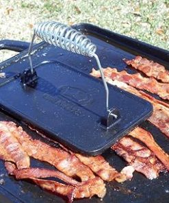 King Kooker CIBPS Pre-Seasoned Cast Iron Bacon Press 2
