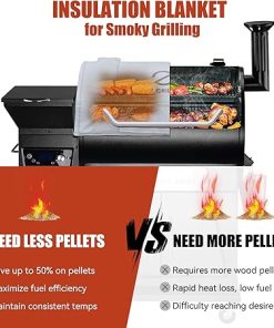 Z GRILLS Thermal Insulation Blanket Fire-Resistant 3-Layer Construction for Enhanced Temperature Preservation, Pellet Savings, Snow Resistance and Waterproof – Ideal for Outdoor Grilling 2
