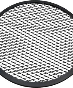 Sunnydaze X-Marks Fire Pit Cooking Grate - Outdoor Round Black Steel BBQ Campfire Grill with Handles - 22-Inch