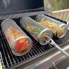 BBQ Tools Barbecue Scissor Tongs Grilled Food Tong Long Handle Scissor BBQ Bread Roast Clip Kitchen Baking Tongs BBQ Accessories(H0016-M) 3