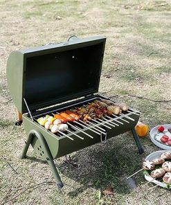 BBQ Grill Outdoor Charcoal grills BBQ Portable Outdoor Barbecue Home Kitchen BBQ Accessories Barbecue Grill Outdoor Travel Barbecue Tools Outdoor Barbecue 2