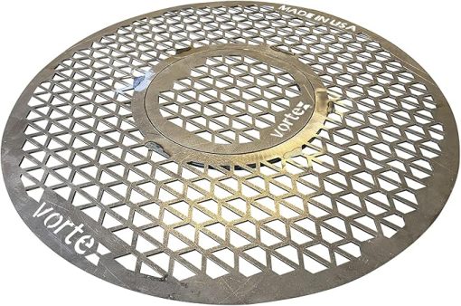 VORTEX (IN) DIRECT HEAT® GRILL GRATE REPLACEMENT FOR 22 KETTLE, UDS OR KAMADO STYLE CHARCOAL BBQS WITH REMOVABLE SEARING GRATE - 22 IN