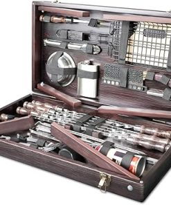 Barbecue Tool Sets - Outdoor Grill Accessories for BBQ - Premium Grill Utensils Set Grilling Supplies - Outdoor Grilling Gear - Barbeque Set with Case Chameleon