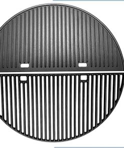 24″ Cast Iron Heavy Round Grill Grates and Griddle for BGE, Big Green Egg XL, Weber Summit Kamado E6, S6 Joe Big Joe I, II III Smokers 24-inch Charcoal Grill 2