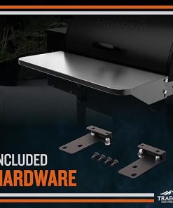 Traeger Grills BAC362 Folding Front Shelf – Steel Grill Accessory for Pro 22, Pro 575, and Ironwood 650, Ideal for Food Prep and Storage 2