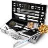 Camp Chef Lumberjack Over Fire Grill – Steel Campfire Grill for Outdoor Cooking Equipment & Camping Gear & Accessories – 16″ x 24″ 4