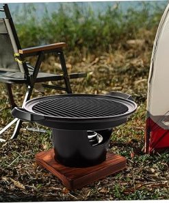 MERRYHAPY Indoor Bbq Tool Barbecue Grill for Home Roasting Tool Multifunctional Grilling Oven Easy Cleanup Compact 2