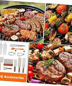 Portable Stainless Steel BBQ Tool Set 12pcs Grill Utensils Kit for Men Grill Grate Picnic Supplies BBQ Kitchen Gadget 2