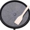 MaGiLL Barbeque Accessories, Grill Basket, Stainless Steel Barbecue Net Grilled Fish Clip Square BBQ Barbecue Mesh Portable Barbecue Tool for Cooking Fish Meat 29cm 25cm 48.5cm 3