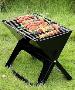 Charcoal grills Portable Barbecue Grill Foldable BBQ Grill Outdoor Charcoal BBQ Grill Camping Picnic Barbecue Accessories BBQ Tools 2