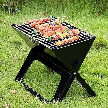 Charcoal grills Portable Barbecue Grill Foldable BBQ Grill Outdoor Charcoal BBQ Grill Camping Picnic Barbecue Accessories BBQ Tools 2 Charcoal grills Portable Barbecue Grill Foldable BBQ Grill Outdoor Charcoal BBQ Grill Camping Picnic Barbecue Accessories BBQ Tools - Image 2