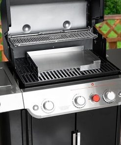 Stanbroil Stainless Steel Universal Griddle for Charcoal/Gas Grills, 23″ x 16″ Rectangular Cooking Griddle with Removable Grease Drip Tray 2