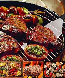 MaGiLL 15 Pcs Stainless Steel Grill Tool Set,Barbeque Grill Accessories for Outdoor Grill Set,Outdoor Barbecue Tools are Used for Camping, Picnic Campfires, Backpacking, Surviva 2
