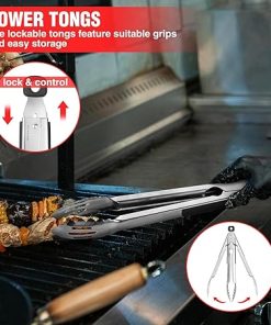Grill Accessories Heavy Duty BBQ Set Gifts Al Pastor Skewer for Grill Stainless Steel 2