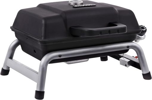 Char-Broil Portable 240 Liquid Propane Gas Grill & Cuisinart CGS-W13 Wooden Handle Tool Set (13-Piece), Black - Image 2