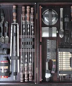 Barbecue Tool Sets – Outdoor Grill Accessories for BBQ – Premium Grill Utensils Set Grilling Supplies – Outdoor Grilling Gear – Barbeque Set with Case Chameleon 2