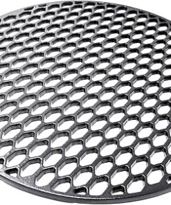 Aura outdoor products Cast Iron Grill Grate for 22 Inch Weber Kettle Grill - Works Great on The Weber Kettle, Weber Performer, Barrel Grills, Recteq Bullseye - Better Sear Marks