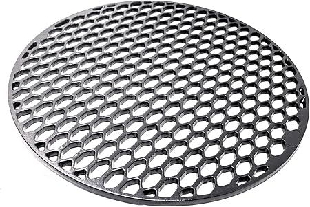Aura outdoor products Cast Iron Grill Grate for 22 Inch Weber Kettle Grill – Works Great on The Weber Kettle, Weber Performer, Barrel Grills, Recteq Bullseye – Better Sear Marks Aura outdoor products Cast Iron Grill Grate for 22 Inch Weber Kettle Grill - Works Great on The Weber Kettle, Weber Performer, Barrel Grills, Recteq Bullseye - Better Sear Marks