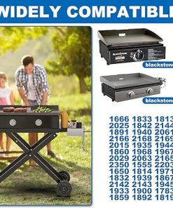 Foldable Grill Cart Table and Grill Griddle Caddy for Blackstone 22 Inch 17 Inch Tabletop Griddle Accessories, Portable Collapsible Grill Stand and Grilling & Kitchen Tool Storage Box 2