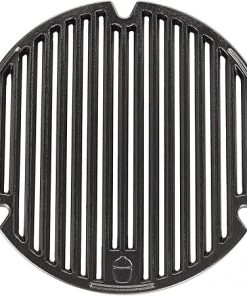Kamado Joe Durable Non-Stick Cast Iron Cooking Grate with Grill Grate Lifter for Joe Jr Portable Charcoal Grill and Classic Joe Series Charcoal Grills, Model KJ15090620