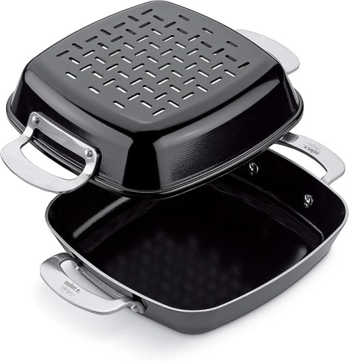 Weber 6732 Style Ceramic-Coated Pan Set