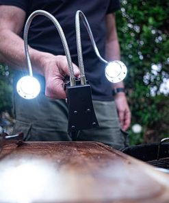BBQ Dragon Double Extreme Magnetic LED Grill Light – Rechargeable, Weather Resistant, 360° Flexible Gooseneck BBQ Light for Outdoor Cooking, Griddles, Smokers, and Grills 2
