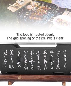 Grill OUKENS BBQ Grill, Barbecue Grill, Japanese Barbecue Grill Mini Household Aluminium Alloy Charcoal Barbecue 2