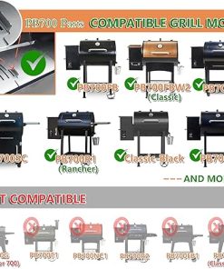 Flame Broiler Kit for Pit Boss 700 Series Pellet Grills with Slide Cover and Bottom, Compatible with PB700FB, Classic(PB700FBW2) and More, Pit Boss Smoker Grill Replacement Parts 2