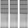 BBQ Future 18″ Cooking System Kit for Large Big Green Egg, Grill Accessories for Kamado Joe Classic and Other Kamado Grill, Multi-Level Cooking Base Rack Ceramic Deflector Plates Grid Grate Set 4