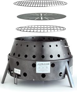 Volcano Grills 20-200 2 Fuel Charcoal & Wood Collapsible Stove Volcano 2 Grill 2