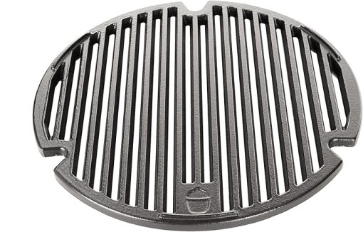Kamado Joe Durable Non-Stick Cast Iron Cooking Grate with Grill Grate Lifter for Joe Jr Portable Charcoal Grill and Classic Joe Series Charcoal Grills, Model KJ15090620 - Image 2