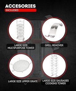 El Barril Accessories Basic Combo Medium | Multi-Purpose Towers & Upper Grate | Smoker & Grill Add-Ons 2