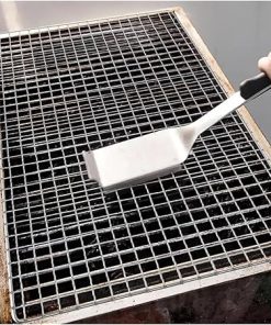 BBQ Grill Grate,outdoor barbecue net, Grids Grates Barbecue Grilling Mat Replacement Mesh Wire Net Grilling Mesh Outdoor Activities Cook BBQ Accessories(26x44cm) 2