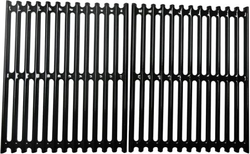 Contemporary Home Living 2pc Porcelain Steel Channel for Bond and BBQ Grillware Cooking Grid Set 26" - Image 2