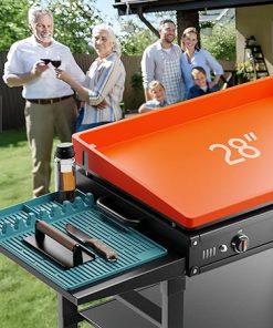 Silicone Griddle Tools Mat & Blackstone 28 inch Griddle Cover 2
