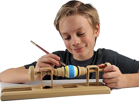 Millbrook Way Egg Decorating Kit with One-Hole Egg Blower Pump and Decorating Lathe 2 Millbrook Way Egg Decorating Kit with One-Hole Egg Blower Pump and Decorating Lathe - Image 2