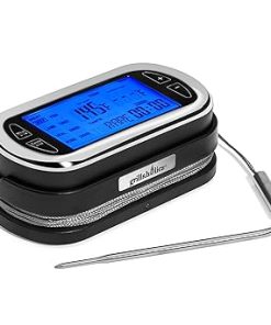 Grillaholics Meat Thermometer for Grilling - Remote Wireless Digital Meat Cooking Thermometer for Smoking, BBQ, Oven & Smokers - 200 Foot Range - Lifetime Manufacturers Warranty