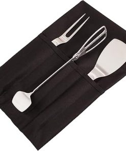 Carl Mertens BBQ Set with Apron, Tongs, Fork and Spatula 2