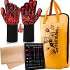 BBQ Blanket for Resting Meat - Smoker Meat Resting Blanket - Insulated Reusable Cooking Blanket for Brisket, Turkey, Steak - Smoker & Grill Accessories - Grill Gifts for Men (4 Pack)