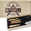 My Personal Memories Premium King of The Grill Custom Personalized Grilling Barbecue Tools Set - Customized BBQ Accessories Gift for Dad, Father