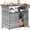 37.5×12 Wood Folding Grill Shelf Accessory – Charcoal Grill Accessories for Pellet Smoker Barbeque – Compatible with Traeger Pro 34, Pro 780, Ironwood 885 Series Texas Elite, Eastwood 3