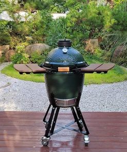 Side Shelves Big Green Egg Accessories, Composite 2 Slat Egg Mates for Medium Big Green Egg with Folding Side Shelves Replacement Parts Grill & Smoker Accessories 2