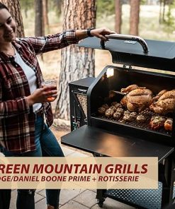 Green Mountain Grills, GMG-6038, Rotisserie Kit for Daniel Boone Prime Plus & Ledge Pellet 2